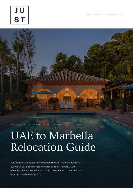 Uae To Marbella Relocation Guide front cover
