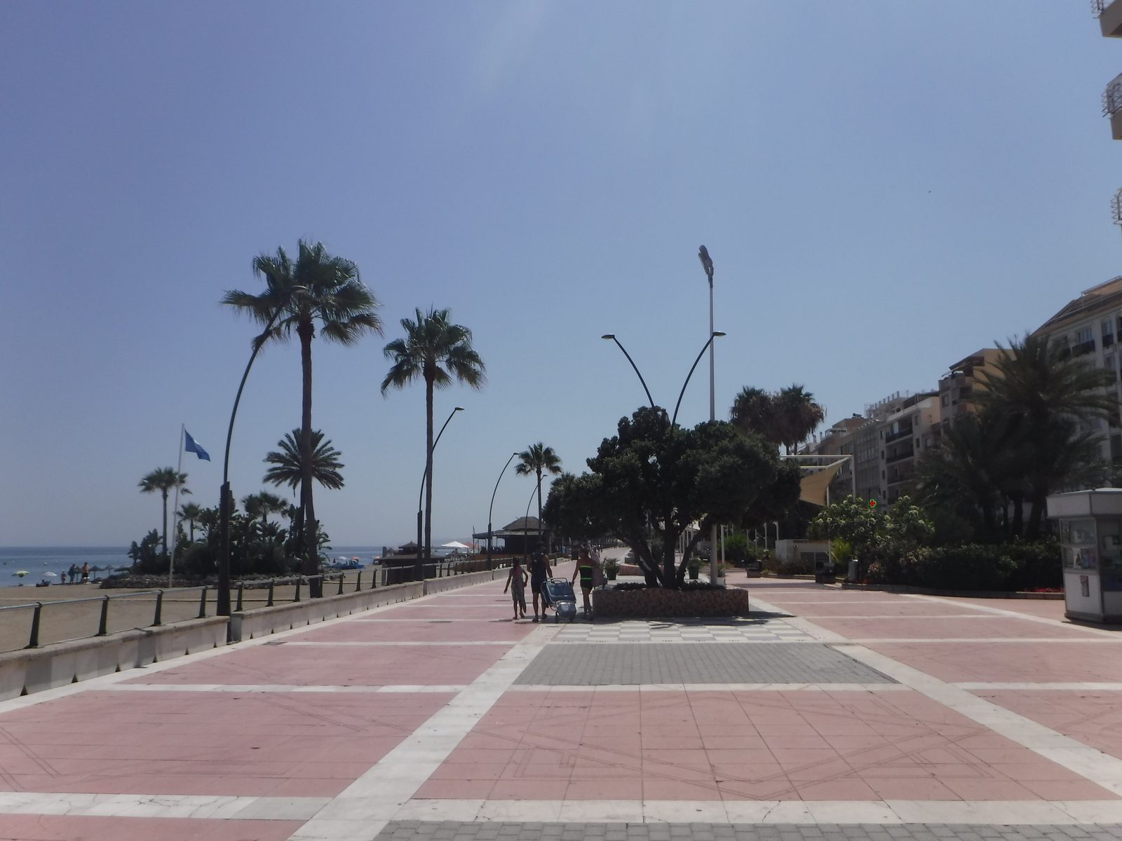 Estepona's seafront promenade, which the hotel scheme must leave room to continue