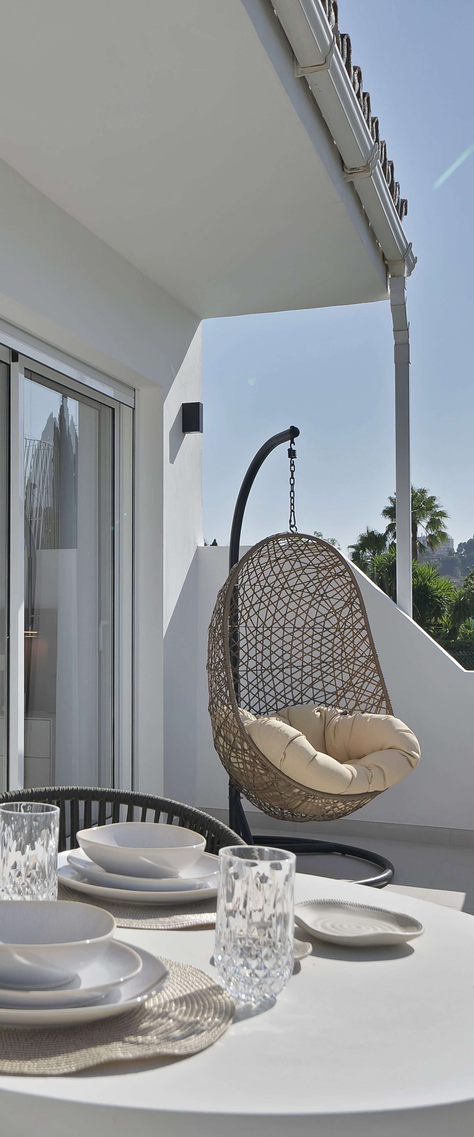 A terrace dressed, not left empty