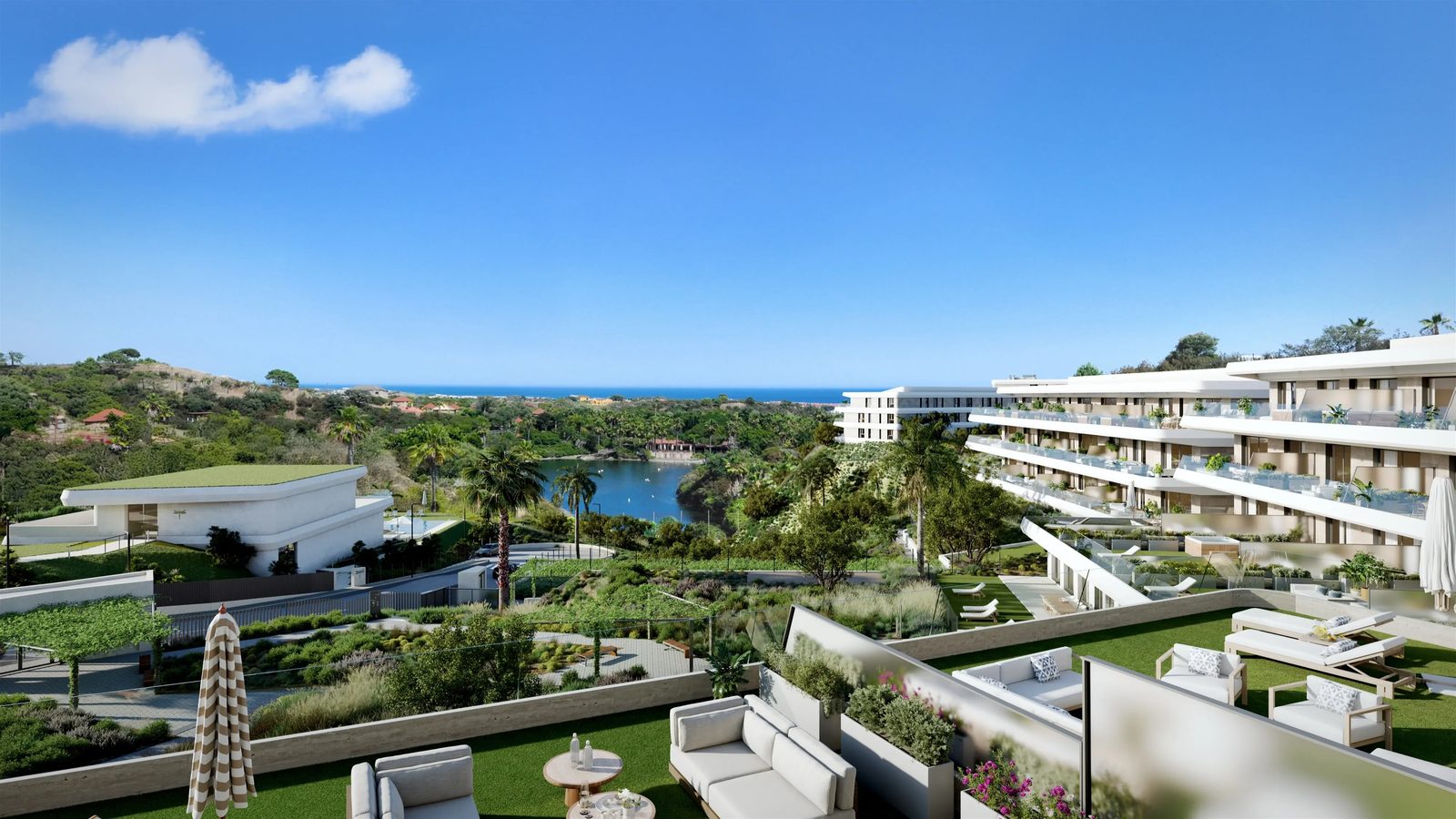 General render of Australy Thera, Estepona