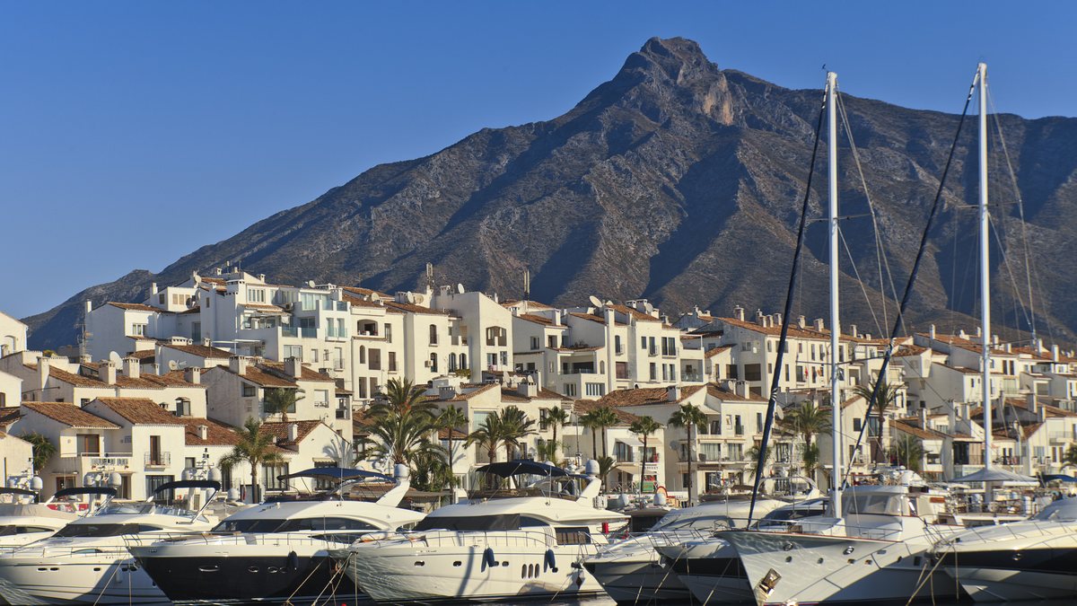Marbella and the Costa del Sol coastline, where the Andalucía mortgage market set its June record