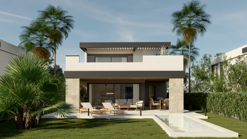 Modern off-plan villa next to El Campanario golf course, on the New Golden Mile