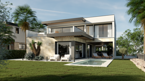 Modern off-plan villa next to El Campanario golf course, on the New Golden Mile