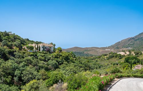 Southwest facing plot in La Zagaleta with a spectacular villa project