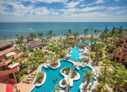 Luxury penthouse with stunning views.