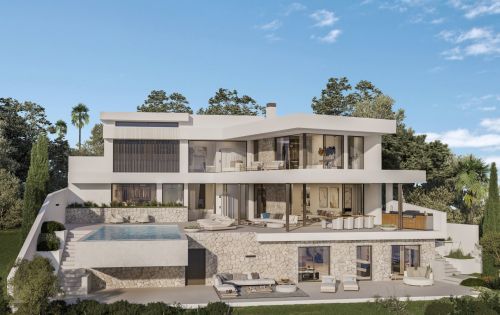 Modern new build villa for sale in Mijas Costa, South Spain