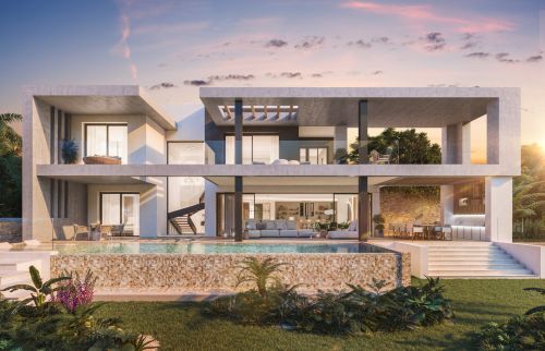 Exclusive newly built contemporary villa near the sea on Marbella's Golden Mile