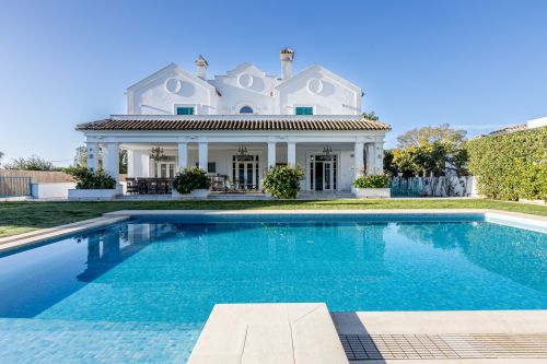 Majestic Mediterranean Villa with 13 Bedrooms Steps from the Beach in Central Marbella