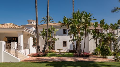 Spectacular beachfront villa on the Golden Mile with eight bedrooms.