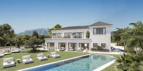 Villa Hortensia – Elegant Mediterranean Living with Panoramic Sea Views in El Paraíso