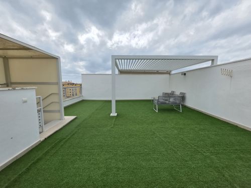 Beachside Duplex Penthouse for Sale in San Pedro with Large Solarium & Parking