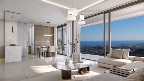 Exclusive Villa in El Real de la Quinta with lake and sea views.