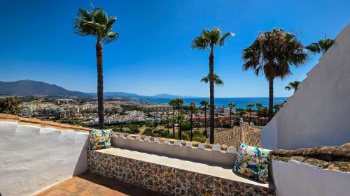 Townhouse with Breathtaking Panoramic Sea and Mountain Views in Las Brisas, La Duquesa