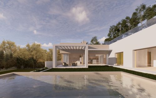 Contemporary Luxury Villa with Sea & Golf Views