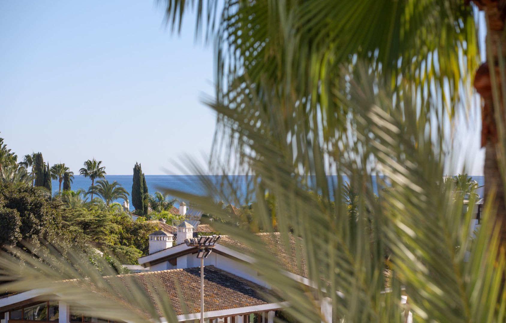 Luxurious beachfront corner penthouse.