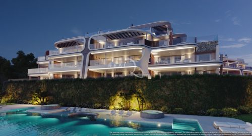 Low-density new construction in a luxury resort complex