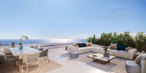 Modern Apartments with Sea and Mountain Views in Estepona